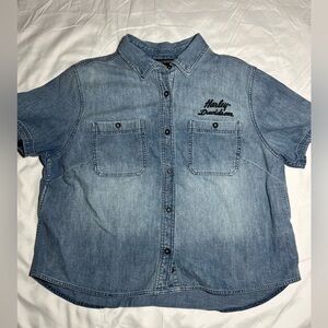 Harley-Davidson Light Blue Denim Shirt